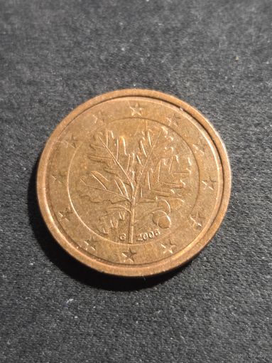 Германия 2 евроцента 2006 G