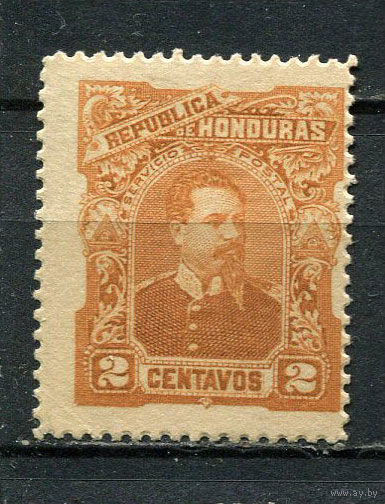 Гондурас - 1891 - Президент Луис Борган 2С - [Mi.34] - 1 марка. MNH.  (Лот 28Hi)-T41P6
