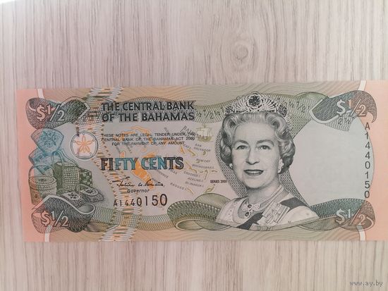 Багамы 50 UNC c рубля