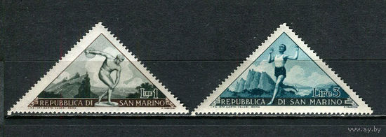 Сан-Марино - 1953 - Спорт - 2 марки. MH.  (Лот 22JL)-TG2P35