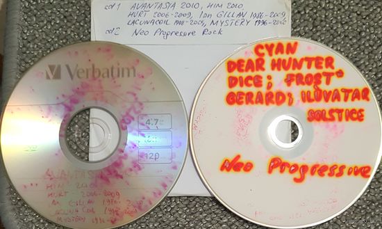 DVD MP3 дискография - HURT, Ian GILLAN, LACUNA COIL, MYSTERY, CYAN, DEAR HUNTER, DICE, FROST, GERARD, ILUVATAR, SOLSTICE  - 2 DVD