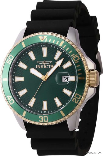 Наручные часы Invicta Pro Diver IN46134, новые. Зелёный циферблат и безель. D=45 мм.