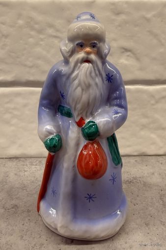 Статуэтка ДЕД МОРОЗ 14 см. ФФЗ Минск.  РЕДКОСТЬ!! СССР. В ЛЮКСЕ.     Распродажа коллекции!!!