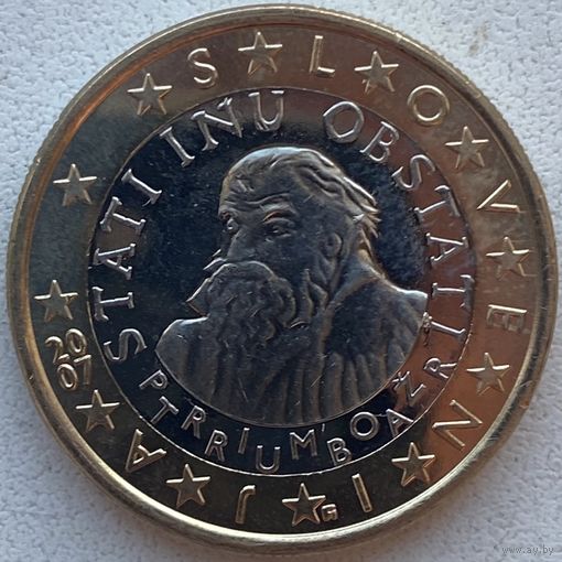 Словения 1 евро 2007 г.