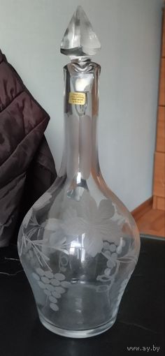 Графин кувшин виноград Hand made ussr Высокий