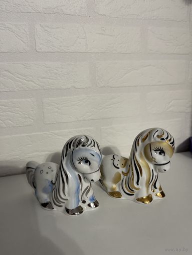 Лот статуэток лошади, кони. ДФЗ