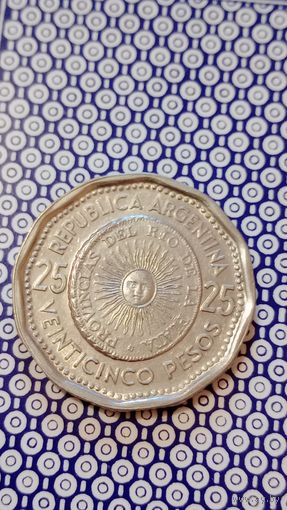 Аргентина 25 песо 1965