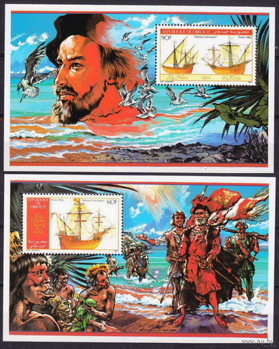 1986 Джибути  Корабли с парусами ФЛОТ MNH
