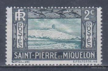 [838] Французские колонии. Сент-Пьер и Микелон 1932. Побережье. МН