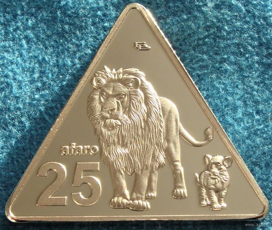 Илеми. 25 афаро 2018 год  "Львы"  UNUSUAL   Материал: медно-никелевый сплав + посеребрение