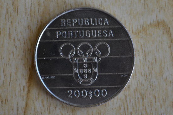 Португалия 200 эскудо 1992 (XXV Олимпийские игры,Барселона)