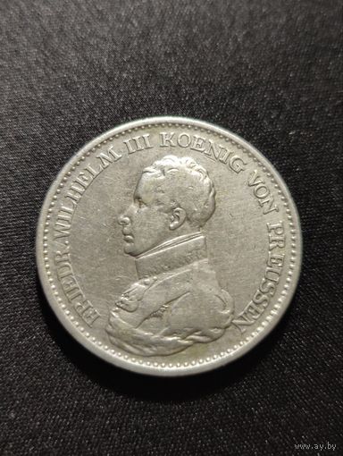 Германия. Пруссия. талер 1818 D.