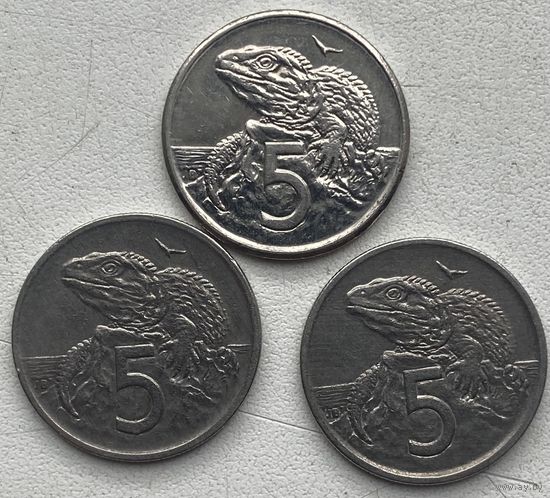 Новая Зеландия 5 центов 2000 г. Цена за 1 шт.