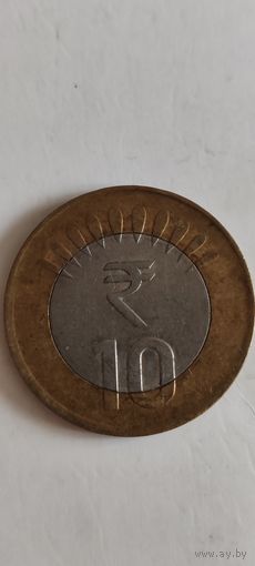 Индия 10 рупий 2016