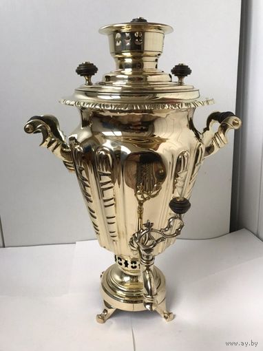 Самовар старинный Рюмка граненая Данилов Виктор 1892 г почти 5 л