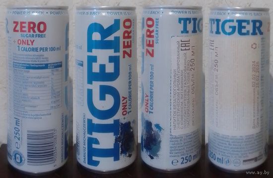 Банка от энергетика TIGER Zero 2024 250ml Польша (ОБМЕН/ПРОДАЖА/ТОРГ) 1лот=1шт