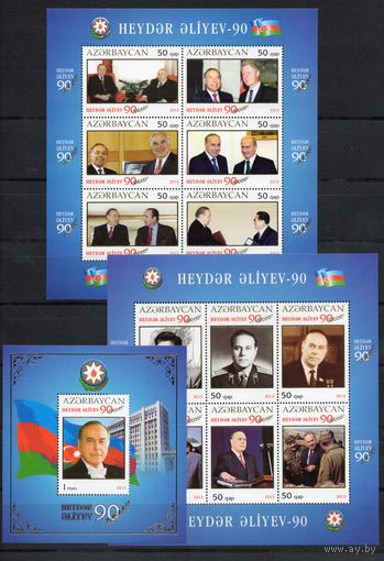 Азербайджан 2013. Гейдар Алиев 3 блока (477)