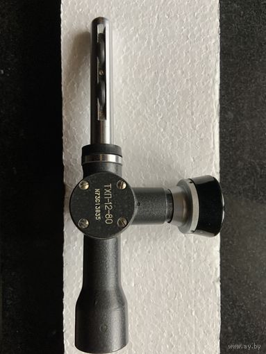 Уже нереально редкое ПРИСПОСОБЛЕНИЕ -в шутку называют "трубка разведчика", холодной пристрелки калибра 12,7. Вставляется в ствол для корректировки мушки-верх-низ и стороны.