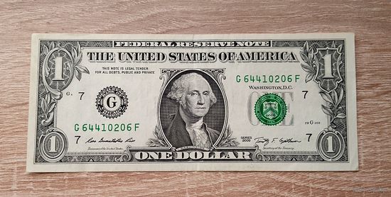1 доллар 2009 года США.