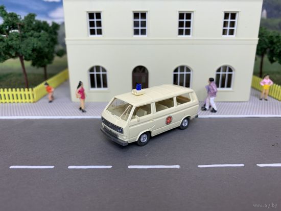 Volkswagen Transporter T3 (1). Масштаб НО 1:87.