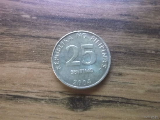 Филиппины 25 сентимо 2004