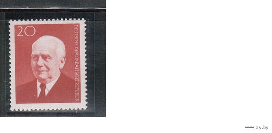 ГДР-1959,(Мих.673) **  , Личности, Вильгельм Пик(одиночка),