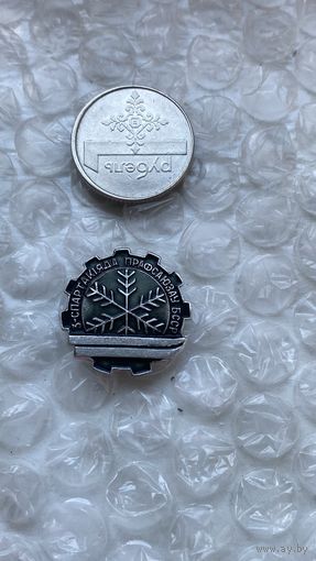 Значок 3 зимняя Спартакиада профсоюзов БССР
