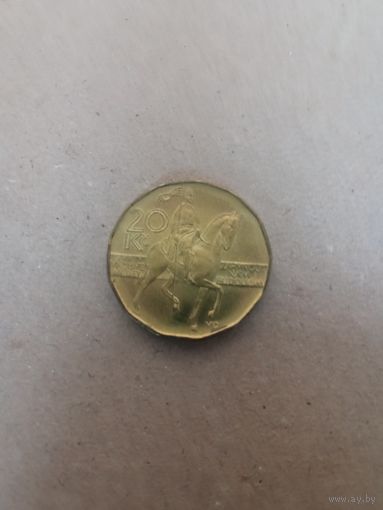 20 крон Чехии