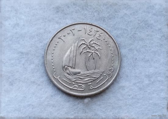 Werty71 Катар 50 дирхамов 2003 Корабль дирхам