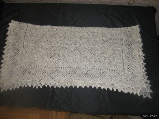 Лот 079 Платок из пуха (козьего) размер 80Х80 cм Кисловодск тёплый