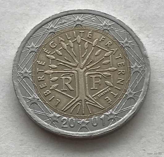 Франция 2 евро 2001