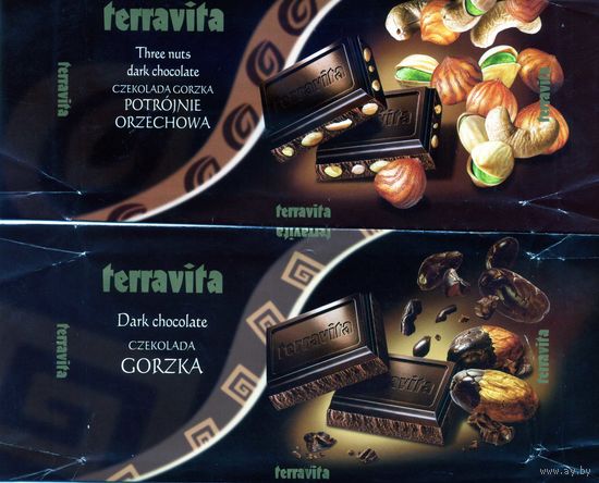 Упаковка шоколада TERRAVITA Польша 2009
