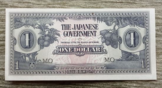 Werty71 Малайя (Японская оккупация) 1 доллар 1942 аUNC банкнота
