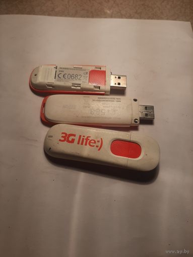 3 G  модемы 3 штуки