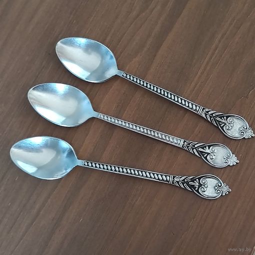 Ложечки чайные мельхиоровые МК9 старый СССР
