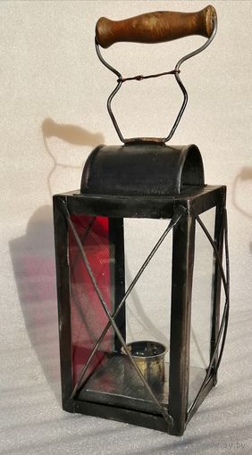 Железнодорожный свечной фонарь, начало прошлого века.