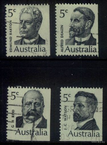 Австралия - 1969 [Mi. 424-427] Гашеная (AU10)