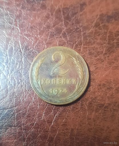 2 копейки 1924 г.  Сохран
