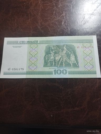 Беларусь 100 рублей образца 2000 года UNC p26b серия вЭ