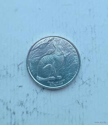 Коста Рика 50 колон 2023 год  Вересковая пустошь. Горный заяц