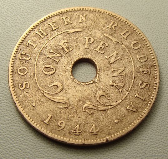 Южная Родезия. 1 пенни 1944 год KM#8а