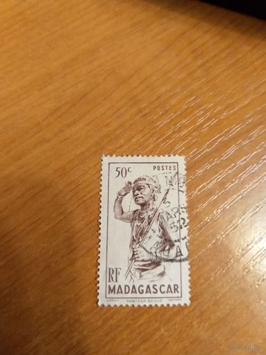 Французская колония Мадагаскар война милитари воин масаи (5-3)