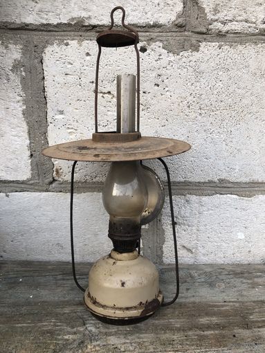 Керосиновая лампа СССР с отражателем