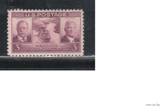 США-1939, (Скотт.856), *  , Панамский канал , Флот(одиночка)