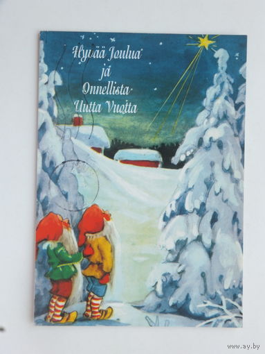 Эстония  с новым годом 2004 г  10х15 см