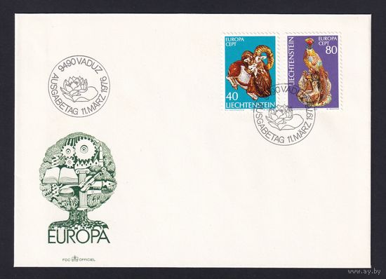 11.Lih. Лихтенштейн. КПД. 1976 г. Полная серия. 9 шт. Mi.##642-666.