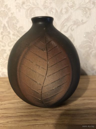 Ваза керамическая "Лист" JIESIA KAINA СССР
