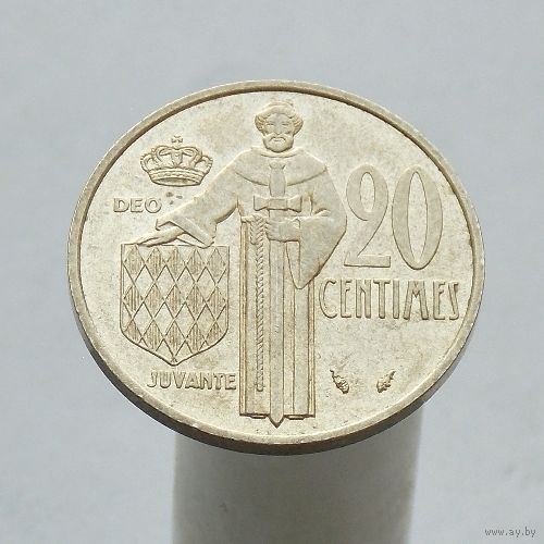 Монако 20 сантимов 1979