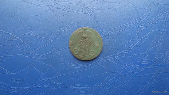 1 грош 1790                                                                                               (3073)