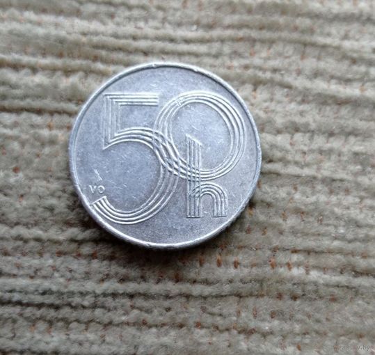 Werty71 Чехия Чехословакия 50 геллеров 1997 Лев